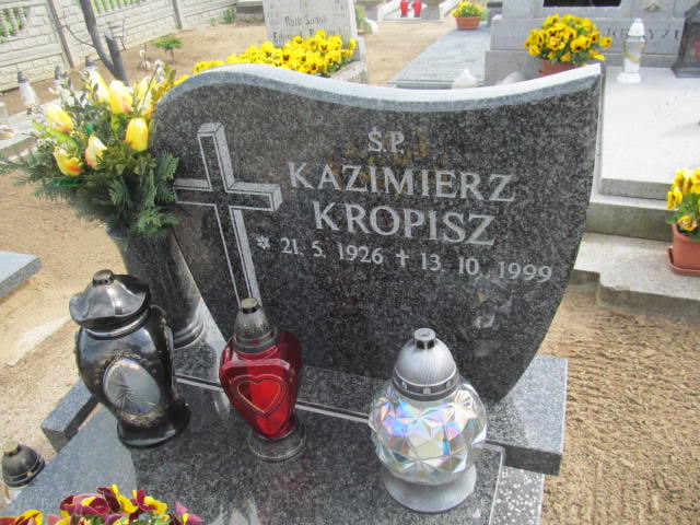 Kazimierz Kropisz 1926 Pączewo - Grobonet - Wyszukiwarka osób pochowanych