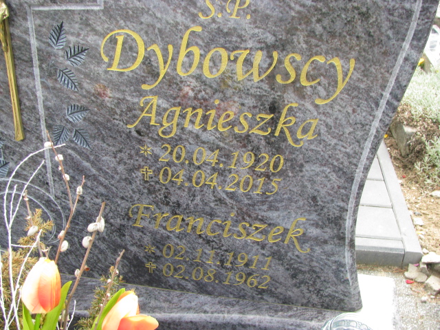 Agnieszka Dybowska 1920 Pączewo - Grobonet - Wyszukiwarka osób pochowanych